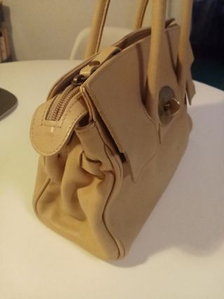 Bolso Carla Sade Piel Beige
