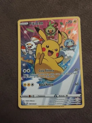 Carta Pokémon Pikachu Básico SWSH020