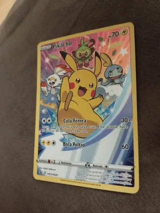 Carta Pokémon Pikachu Básico SWSH020
