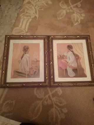Pareja de cuadros decorativos