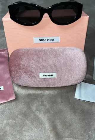 Occhiali Ovali Neri e Oro - Full Set-Nuovo