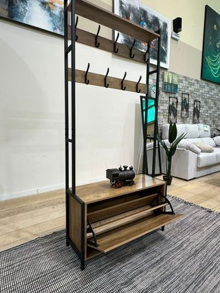 Colgador zapatero estilo industrial NUEVO A ESTRENAR