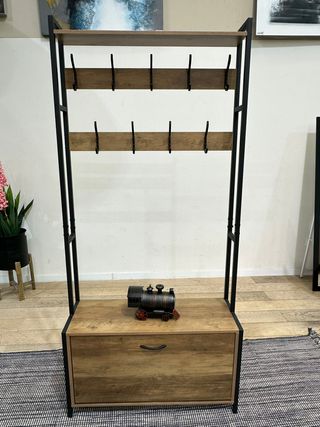 Colgador zapatero estilo industrial NUEVO A ESTRENAR