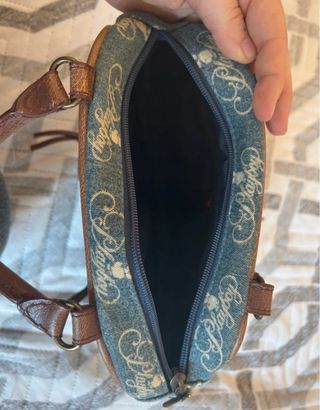 Bolso Vintage Y2K Playboy Azul y Marrón