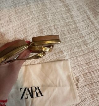 Bailarinas Zara doradas