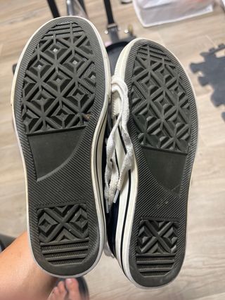 Zapatillas Victoria Talla 38 Negro/Blanco