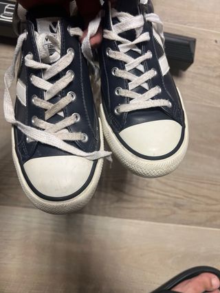 Zapatillas Victoria Talla 38 Negro/Blanco