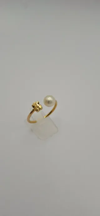 Anillo Tous Oro 18K con Perla