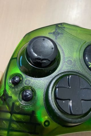 Consola Xbox Verde Transparente + 2 Mandos