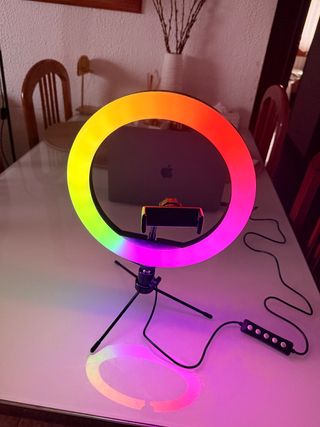 Lámpara Aro LED para TikTok, Instagram, YouTube