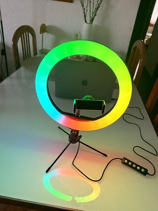 Lámpara Aro LED para TikTok, Instagram, YouTube