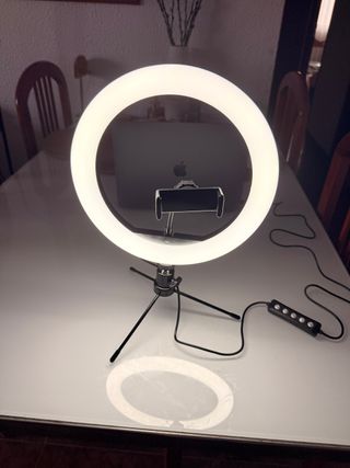 Lámpara Aro LED para TikTok, Instagram, YouTube