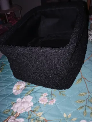 ( NUEVO ) Cesta borrego negra