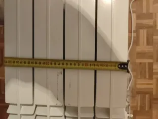 Radiador blanco de aluminio