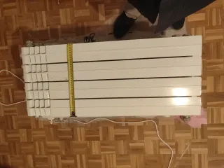 Radiador blanco de aluminio