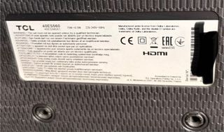 Televisor TCL 40ES560X1 Negro