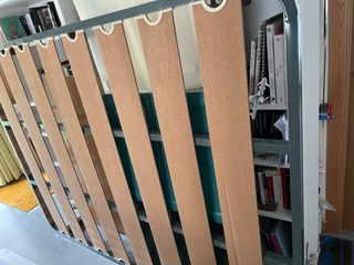 Somier de láminas metálico y madera