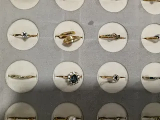 Bandejas Anillos Plata Oro
