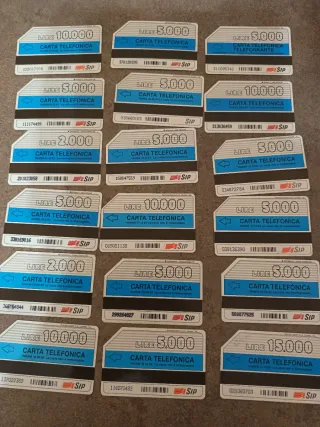 Lotto 58 Schede Telefoniche SIP Diverse