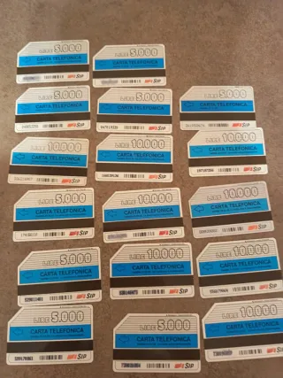 Lotto 58 Schede Telefoniche SIP Diverse
