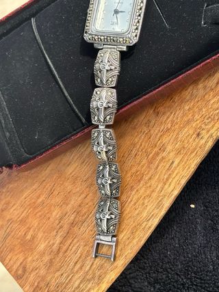 Reloj Plata 925 Marcasitas Vintage Mujer
