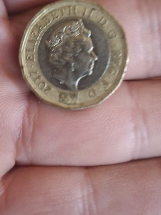 Moneda 1 Libra Esterlina 2017 Reina Isabel