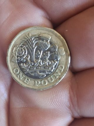 Moneda 1 Libra Esterlina 2017 Reina Isabel
