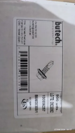 Tornillos rosca chapa autotaladrantes