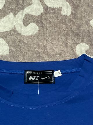 Camiseta y pantalón corto  Azul Talla M