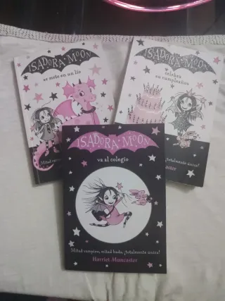 Lote de 3 libros de Isadora Moon