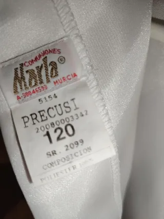 Traje de Comunión Blanco Niña