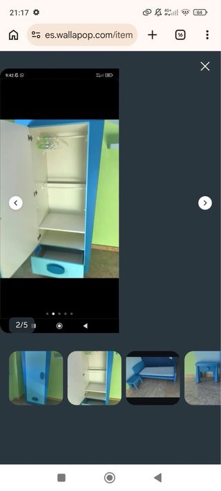 Habitación infantil azul