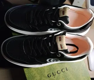 Zapatillas Gucci Negras y Blancas
