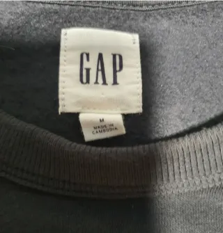 Sudadera GAP Negra Original