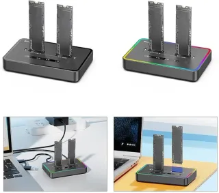 Estación Acoplamiento M.2 NVMe FACAIIO