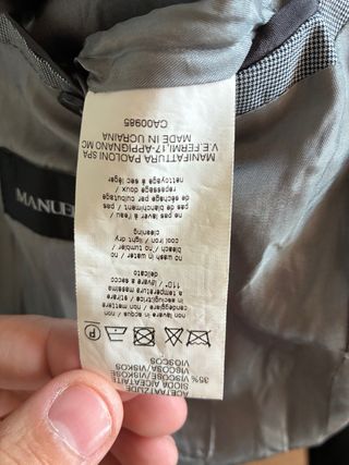 Completo Manuel Ritz uomo taglia 50