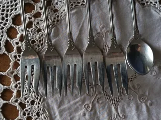 Set da dolce vintage acciaio inox