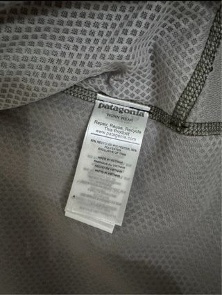 Fodera in pile Patagonia taglia S verde oliva