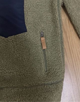 Fodera in pile Patagonia taglia S verde oliva