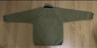 Fodera in pile Patagonia taglia S verde oliva