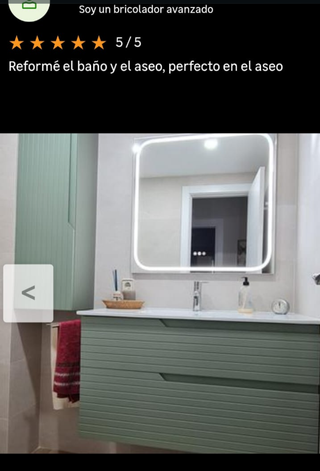 Muebles de baño nuevos