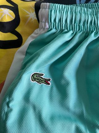 Cortavientos Lacoste Negro y Verde