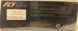 Coche Slot Fly Venturi LM 24h Le Mans 1993