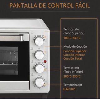 Horno Eléctrico Nuevo Golpe Detrás