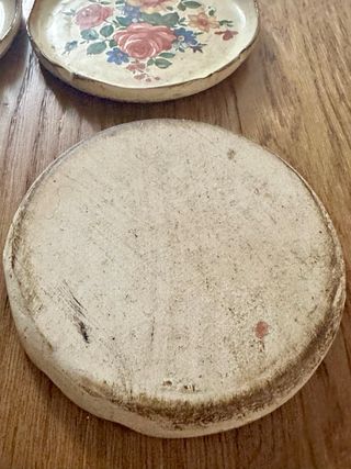 Sottobicchieri vintage floreali