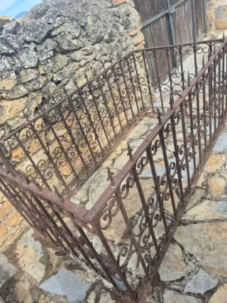 Vallado de hierro forjado