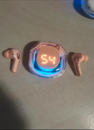 Auricolari Bluetooth TWS Rosa