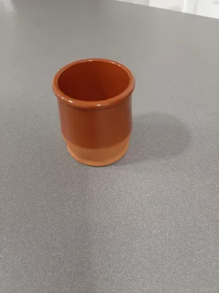 12 Vasos de terracota/barro para postres