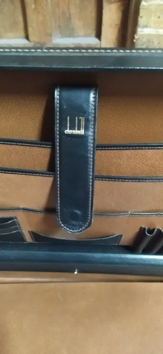 Maletín de piel Dunhill negro