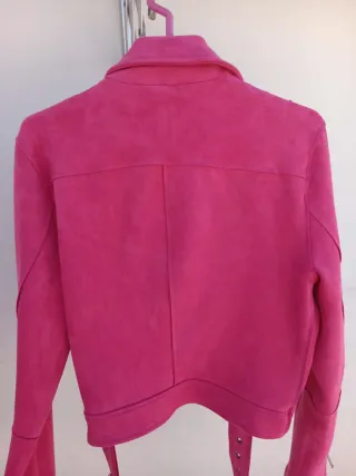 Chaqueta Stradivarius Rosa Talla M